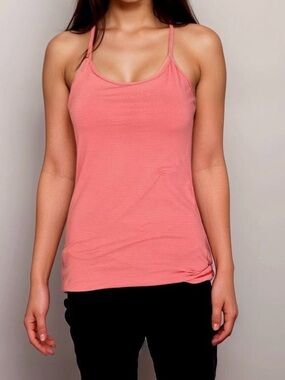 Lululemon Coral Pink Strappy Women's Tank Top